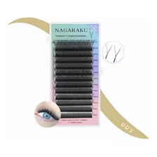 Pestañas Nagaraku Natural Extensión Forma Y Eyelash Original