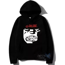 Moletom Gorillaz Blusa De Frio Moleton Canguru Capuz