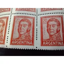 Estampillas Argentinas De San Martin Nuevas Perf Estado