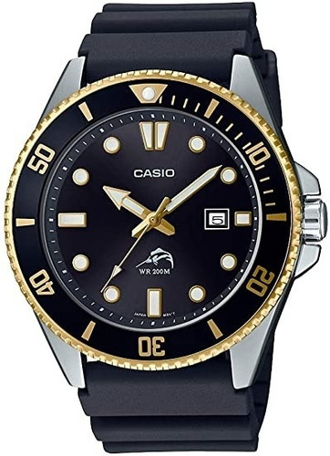 Relógio Casio Duro Marlin Mdv106g-1av Gold
