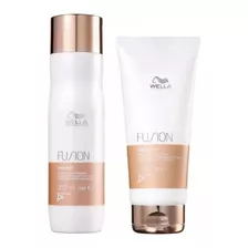 Kit Wella Fusion Shampoo 250ml E Condicionador 200ml