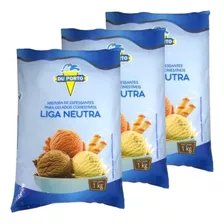 3 Liga Neutra Du Porto Sobremesas Geladas E Confeitaria 1kg 