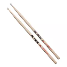 Baqueta American Classic 7an Ponta De Nylon Vic Firth Cor Natural Tamanho 7a