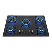 Cooktop A Gás, 5 Bocas, Mondial, Preto/inox, Bivolt - Ctg-02