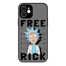 Carcasa Para iPhone 7 8 Se 11 12 Pro Max Diseño Free Rick