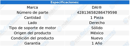 Soporte Motor Derecho Volkswagen Jetta Vr6 1999-2004  Foto 2