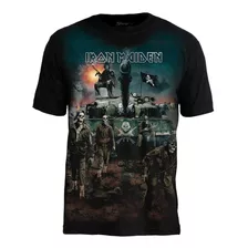 Camiseta Stamp Iron Maiden A Matter Of Live And Death Rock