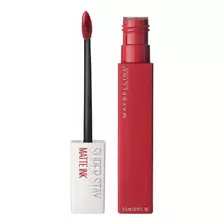 Batom Líquido Superstay Matte Ink Edition Maybelline Acabamento Fosco Cor Pioneer