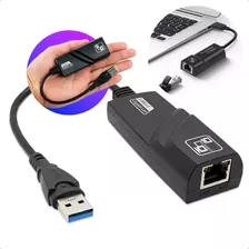 Adaptador De Rede Ethernet Usb 3.0 Rj45 Gigabit 1000mbps Pc