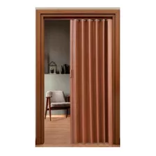 Puerta Plegable Acordeon Pvc Tivoli Caoba 120x200 Cm Hoggan