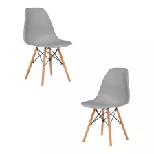 Juego De 2 Sillas Eames Modernas Para Comedor Bárbara Home