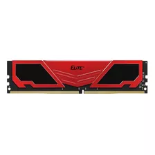 Memoria Ram Elite Gamer Color Rojo/negro 16gb 1 Team Group Tprd416g2666hc1901