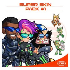 Super Skin Pack #1 - Compatible Con Brawlhalla