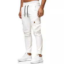 Pantalones Hombre Casual Corto Cargo Sport Jogger Jogging La