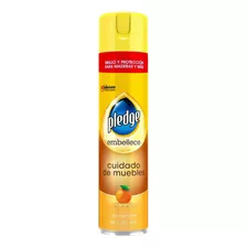 6 Pz - Pledge Cuidado Especial Maderas Aroma Naranja 378ml