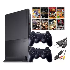 Playstation 2 Ps2 Completo+ 2controles+ 5 Brindes Promoção!