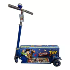 Patinete Infantil Azul Toy Story Ferro Com Luz De Led - 10x