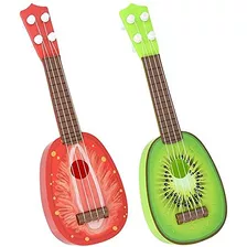 Ukuleles De Frutas Niños, Juego De 2, Mini Guitarras D...