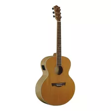 Violão Elétrico Tagima Fs 650 Nc Eq Jumbo Natural Orientação Da Mão Destro