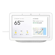 Google Nest Hub Con Asistente Virtual Google Assistant, Pantalla Integrada De 7 Chalk 110v/220v