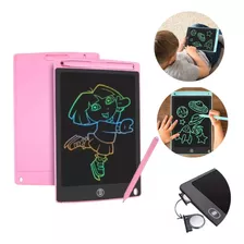 Tableta Digital Lcd Magica Para Niños De 12 Pulgadas, Pizarra De Goma De Mascar Rosa