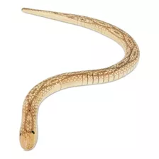 Cobra Madeira Articulada 50cm Enfeite Decorativo Brinquedo Cor Sortidas