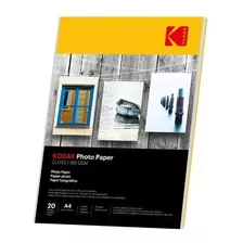 40h Papel Kodak Super Glossy Premium A4 180gr Pa-ko-180a4