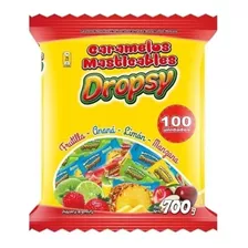 Caramelos Masticables Frutales Bull Dog X700g 100u 