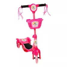 Brinquedo Infantil Patinete Princesas Scooter 3 Rodas