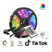 Led Strip Cinta Multicolor Para Decoracion Con Control 5mts