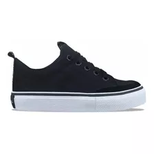 Zapatillas Rusty Toshi Black White Canvas Niño Original 