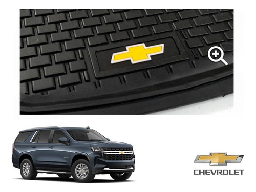 Tapetes 3d Logo Chevrolet + Cubre Volante Tahoe 2021 A 2023 Foto 7