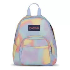 Mochila Mini Half Pint Dried Jansport Tie Dye Cor Lavanda Desenho Do Tecido Holográfico