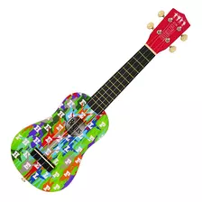 Jhs, Ukelele De 4 Cuerdas, Rojo (beatuk1)