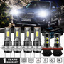 Kit De Focos Led 8000lm Luz Alta Y Luz Baja Para Bmw BMW X3