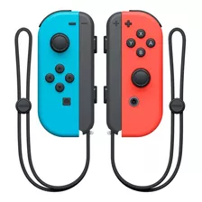 Set De Control Joystick Inalámbrico Nintendo Switch Joy-con (l)/(r) Neón Rojo Neón Y Azul Neón