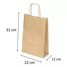 Bolsas Papel Liner Con Asa 31x22x12 - Pack 25 Bolsas *envios