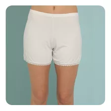 Short Básico Con Puntilla Suave Comodo Segunda Piel