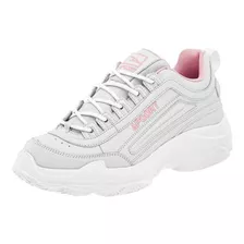 Tenis Chunky Apoort D31 Mujer Talla 22 Al 26 Color Bla Sc.