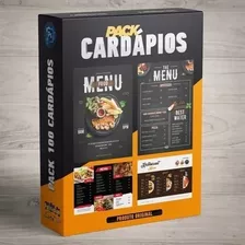 Modelos Editáveis De Cardápios E Menus Para O Seu Negócio!!!