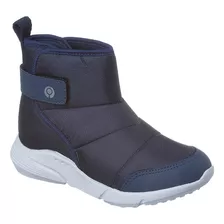 Bota Infantil Masculina Ortopé Sport Comfort Azul Marinho