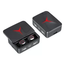 Audífonos In-ear Gamer Inalámbricos Audifonos On-ear M90pro Negro Con Luz Led