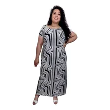 Vestido Feminino Longo Plus Size Tamanho Grande Evangelico