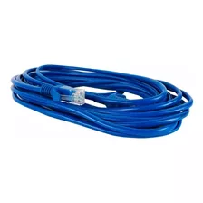 Kit 10 Cabo De Rede 1.5 Metro Internet Azul Rj45 Cat5e 