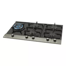 Cooktop A Gás Fischer Platinium 5q Com 5 Bocas Preto