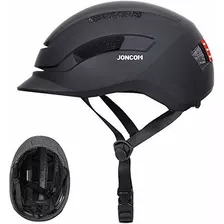 Joncom - Casco De Bicicleta Para Adulto Con Luz Trasera, Aj