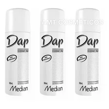 Kit 3 Desodorante Dap Spray S/perfume 90ml - Amt Cosméticos