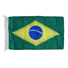 Bandeira Do Brasil Para Barco Mastro Alcançado Náutica 25x40