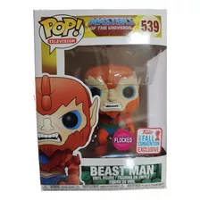 Beast Man Flocado Fera Pop! Funko Exclusivo Heman 2017 Novo