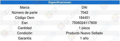 Soporte Transmision Peugeot Feline 1.4l L4 00-09 Dai Foto 2